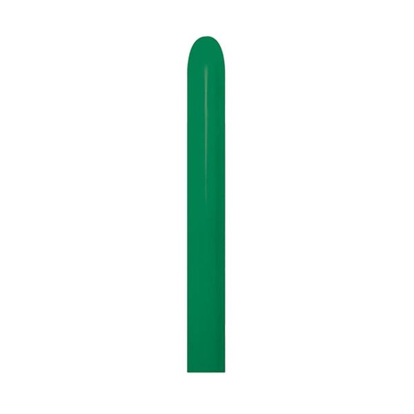 Imagen de Globos Moldeables 260 Verde Selva Fashion Sólido 5cm X 150cm Sempertex 260-032 (50)