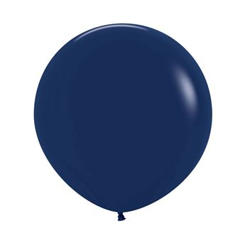 Imagen de Globos Azules Naval Fashion Sólido Sempertex 60cm R24-044 (10)