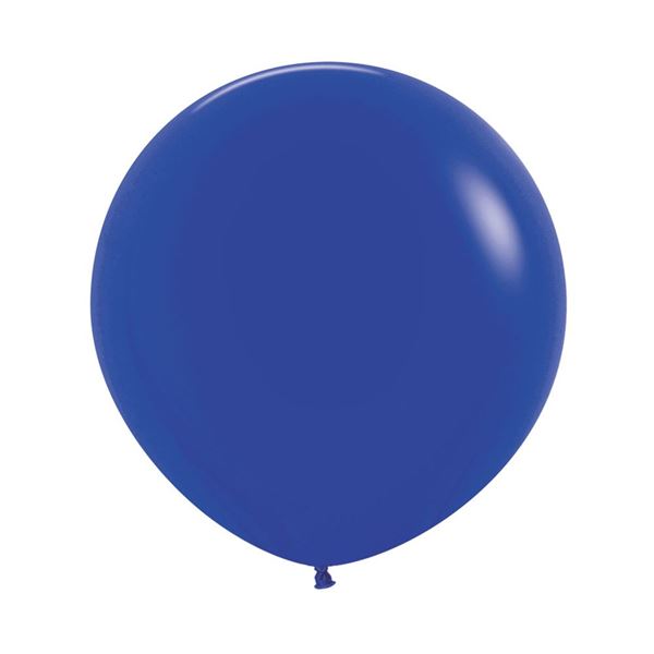 Imagen de Globos Azul Real Fashion Sólido 60cm Sempertex R24-041 (10)