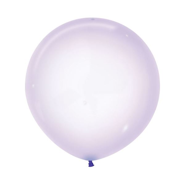 Imagens de Globos Lila Pastel Cristal 60cm Sempertex R24-350 (10)