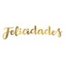 Imagens de Guirnalda letras metalizadas FELICIDADES colores surtidos