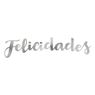 Imagens de Guirnalda letras metalizadas FELICIDADES colores surtidos