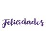Imagens de Guirnalda letras metalizadas FELICIDADES colores surtidos