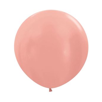 Imagen de Globos Rosa Dorado Metal 92cm R36-568 (10)