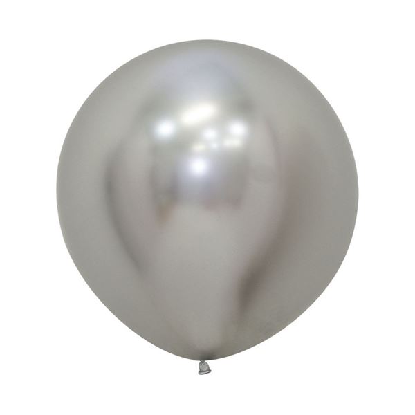 Picture of Globos Réflex Plateados 60cm Sempertex R24-981 (10)