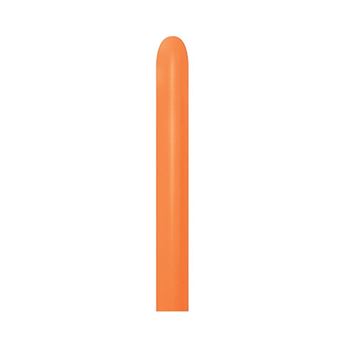 Imagen de Globos Moldeables 260 Naranja Neón 5cm X 150cm Sempertex 260-261 (50)