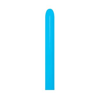 Imagen de Globos Moldeables 260 Azul Fashion Sólido 5cm X 150cm Sempertex 260-040 (50)