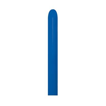 Imagen de Globos Moldeables 260 Azul Real Fashion Sólido 5cm X 150cm Sempertex 260-041 (50)