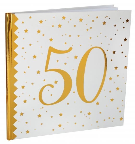 50 Сumpleaños Libro de Visitas: Decoración para el 50 Cumpleaños | Regalos  Originales para Hombre y Mujer 50 Años | Libro de Firmas para