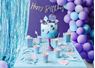 Imagens de Pajitas con Rayas Lilas (10 uds.)