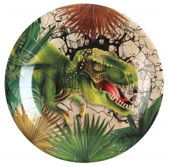 Picture of Platos Dinosaurio Jurassic cartón 23cm (10)