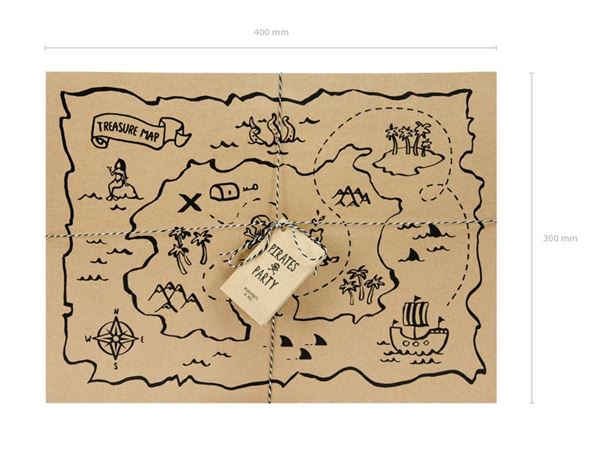 Imagen de Salvamantel Pirata Kraft 40x30cm (6)