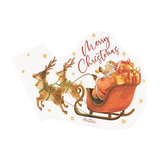 Imagens de Servilletas Santa Claus Feliz Navidad papel 33cm (16 unidades)