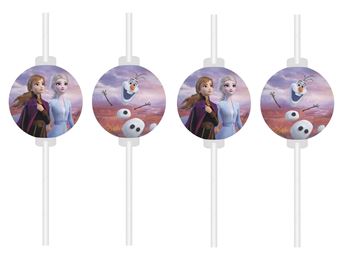 Imagen de Pajitas de Frozen II papel (4 unidades)