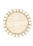 Picture of Mantel Bajoplato Rafia con Flecos (35cm)