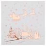 Imagens de Servilletas Santa Claus Rosa Dorado papel 33cm (20 unidades)