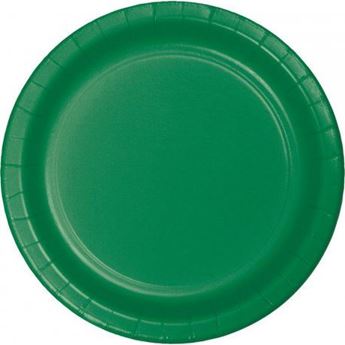 Picture of Platos Verdes Celebrations cartón 23cm (8 unidades)