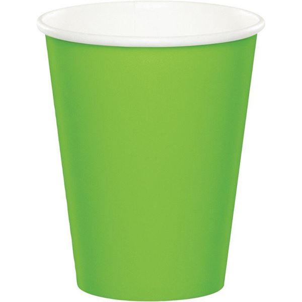 Imagens de Vasos Verde Claro cartón (8 uds.)