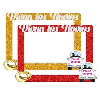 Accesorios photocall palito boda (10)✔️ por sólo 7,00 €. Envío en 24h.  Tienda Online. . ✓. Artículos de decoración  para Fiestas.