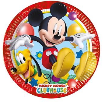 Picture of Platos de Mickey Mouse Clubhouse cartón 23cm (8 uds.)