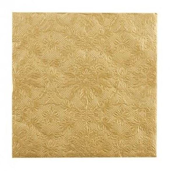 Picture of Servilletas Doradas Elegantes 33cm (16 uds.)