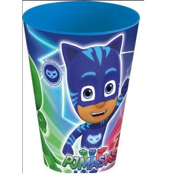 Imagen de Vaso de PJ Masks Plástico Duro Reutilizable (1 unidad)