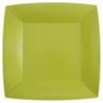 Imagens de Platos Verdes Kiwi Cuadrados cartón 23cm SX (10 uds.)
