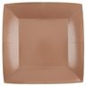 Imagen de Platos Bronce Cuadrados cartón 23cm SX (10 uds.)