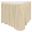 Imagen de Falda de Mesa Marfil Beige plástico (4,2m x 74cm)