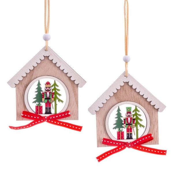 Picture of Adorno Colgante Soldados de Madera Navidad (1 unidad)