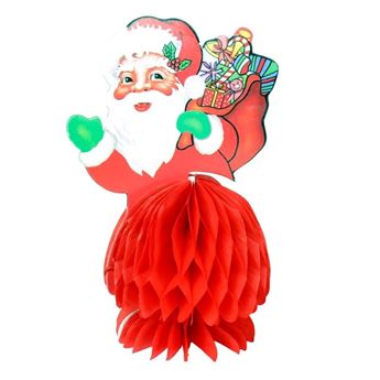 Imagens de Decoración Navideña Papá Noel pequeña papel (15cm)