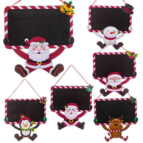 Picture of Decorados Colgantes Pizarra Navideños (28cm)