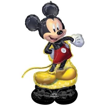 Imagen de Globo Mickey Mouse Disney con Base sin Helio (132cm)
