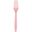 Imagens de Tenedores Rosa Pastel Premium Reutilizables (24 uds.)