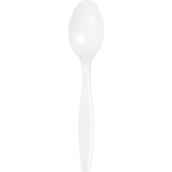 Imagen de Cucharas Blancas Premium Reutilizables (24 uds.)