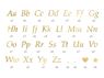 Imagen de Pegatinas Adhesivas Letras Doradas