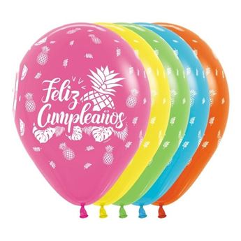 Imagen de Globos Feliz Cumpleaños Hawaiano (12)