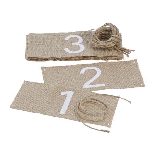 Imagen de Números para mesa yute