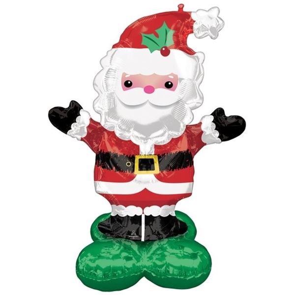 Imagen de Globo Papá Noel con Base sin Helio (114cm)