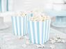 Picture of Cajitas para Palomitas Rayas Mezcla de Azules cartón (6 unidades)
