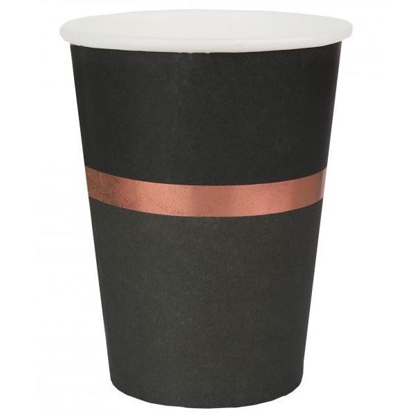 Picture of Vasos Grises Chic cartón (10 uds.)