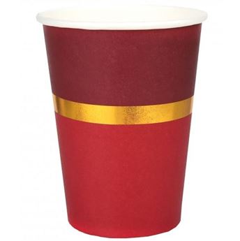 Picture of Vasos Rojos Chic cartón (10 unidades)