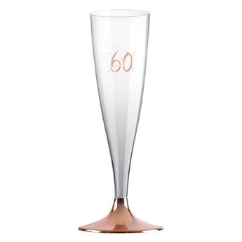 Picture of Copas 60 Años Rosa Dorado (6 unidades)