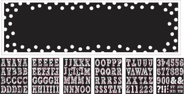 Picture of Pancarta Gigante Blanco y Negro Personalizable (165X50cm)