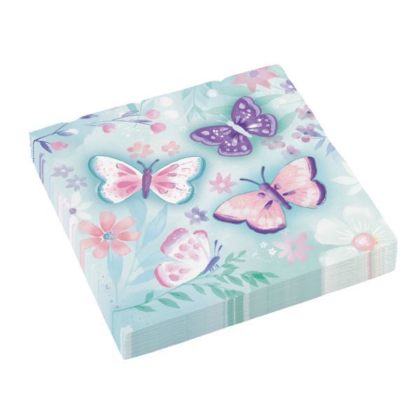 Picture of Servilletas Mariposas papel (16 uds.)