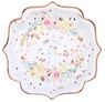 Picture of Platos Florales Forma cartón 21cm (10 unidades)