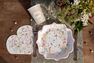 Picture of Platos Florales Forma cartón 21cm (10 unidades)