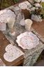 Picture of Platos Florales Forma cartón 21cm (10 unidades)
