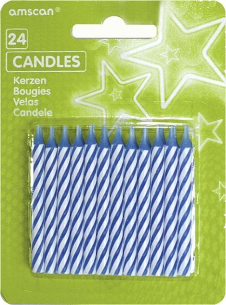 Imagen de Velas Espirales Azules (24)