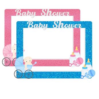 Imagen de Marco Photocall Baby Shower Niño Corcho (120cm x 90cm)